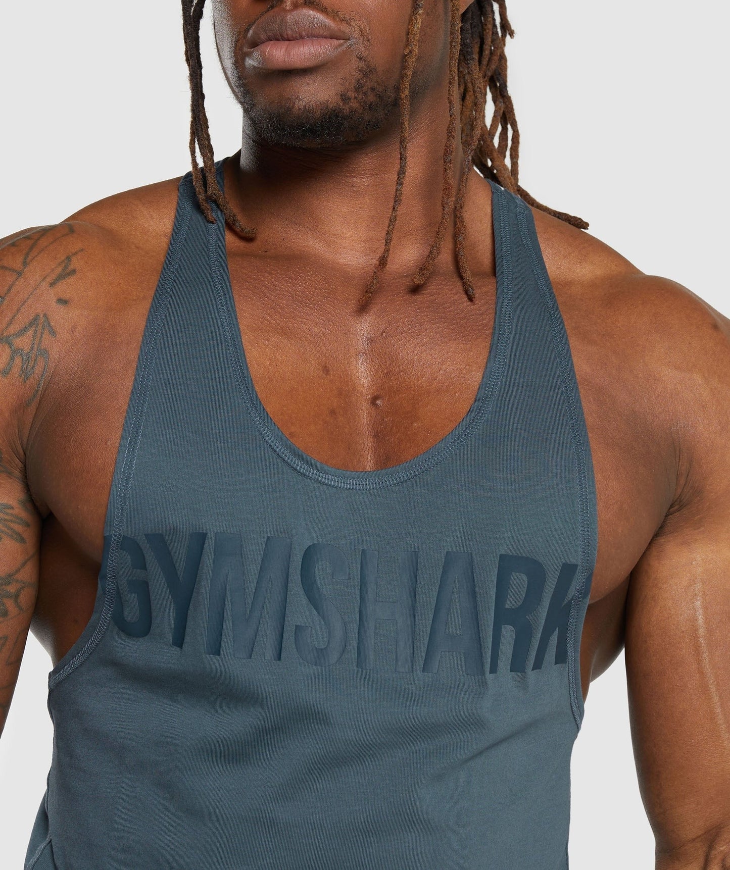 Gymshark Impact Stringer - Titanium Blue