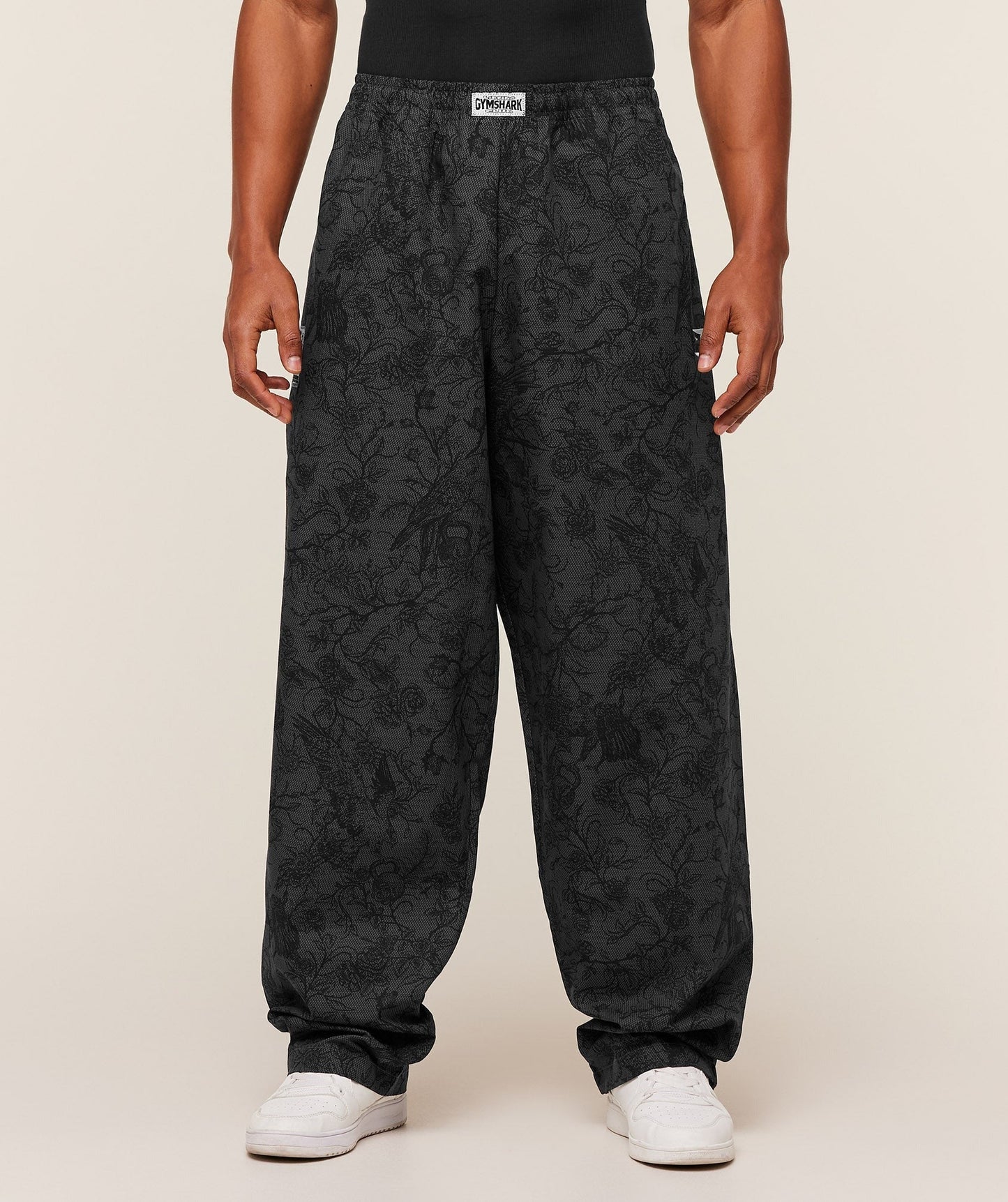 Gymshark Straight Leg Pumper Pants - Black/Grey