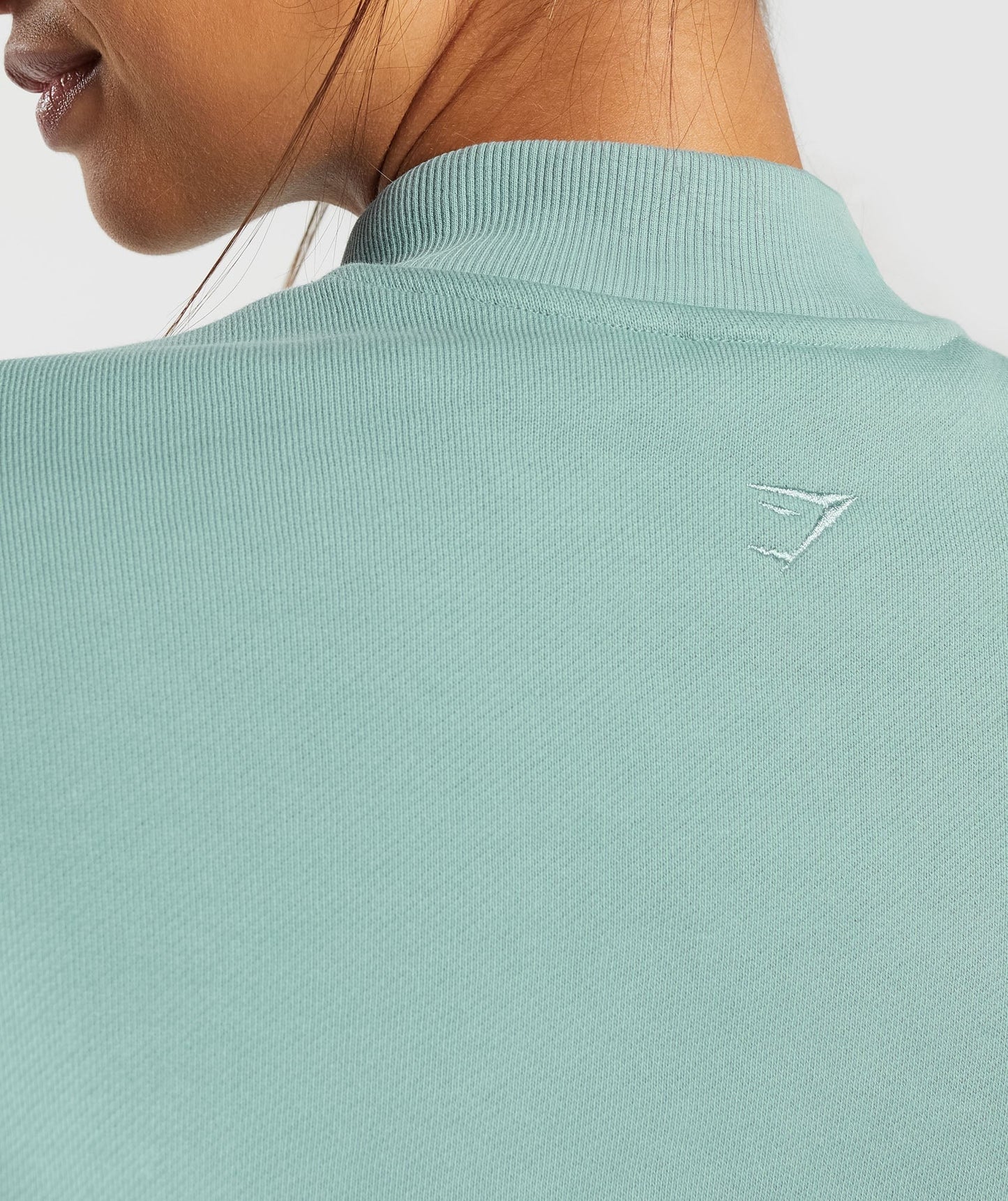 Gymshark Heavyweight Loopback Sweat Pullover - Duck Egg Blue