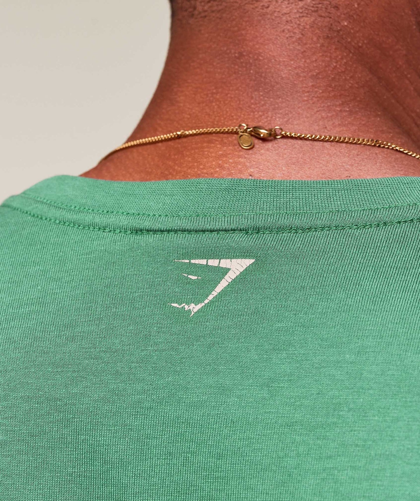 Gymshark Worn Graphic Long Sleeve T-Shirt - Lift Green