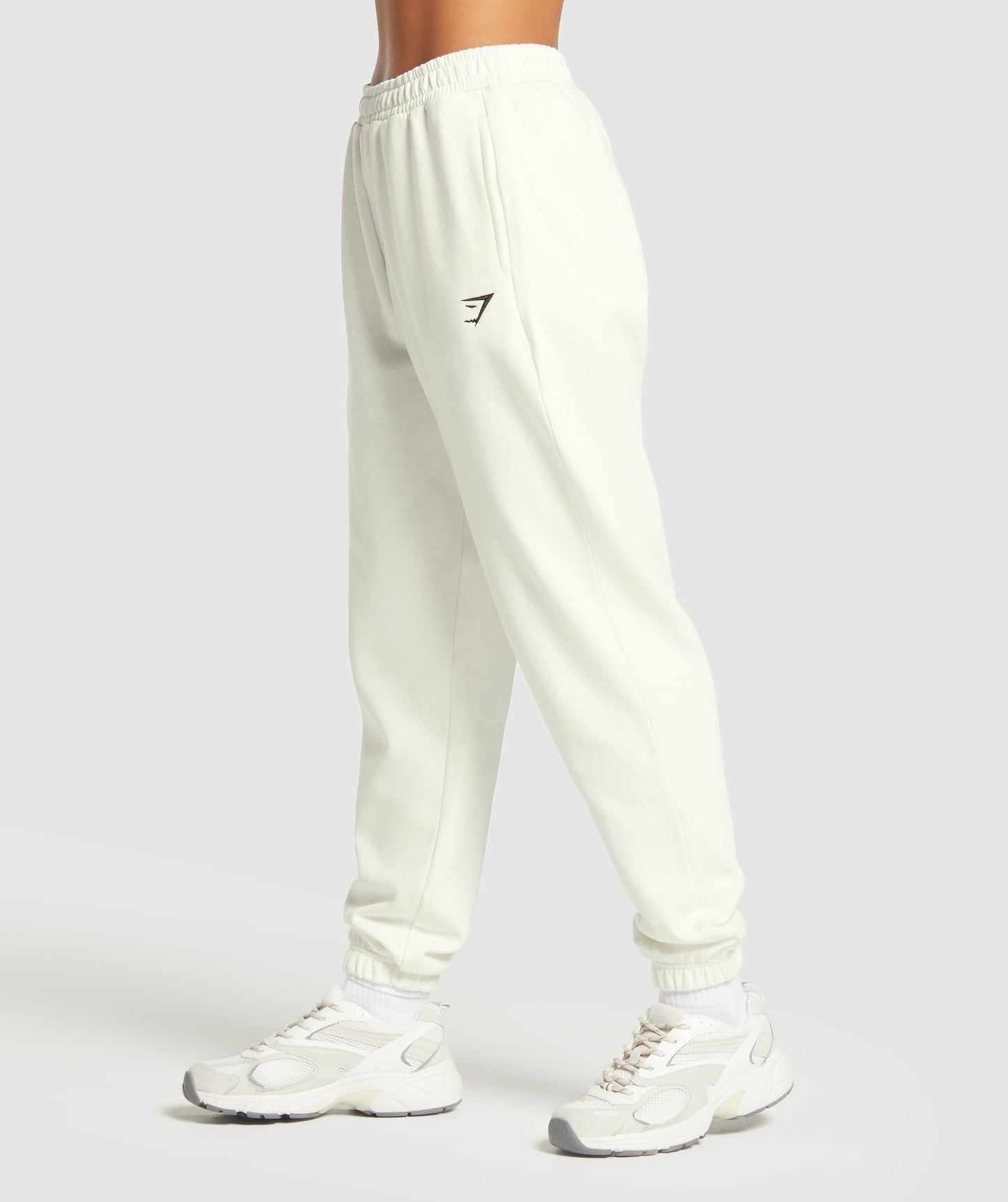 Gymshark Training Regular Fleece Joggers - Soft White