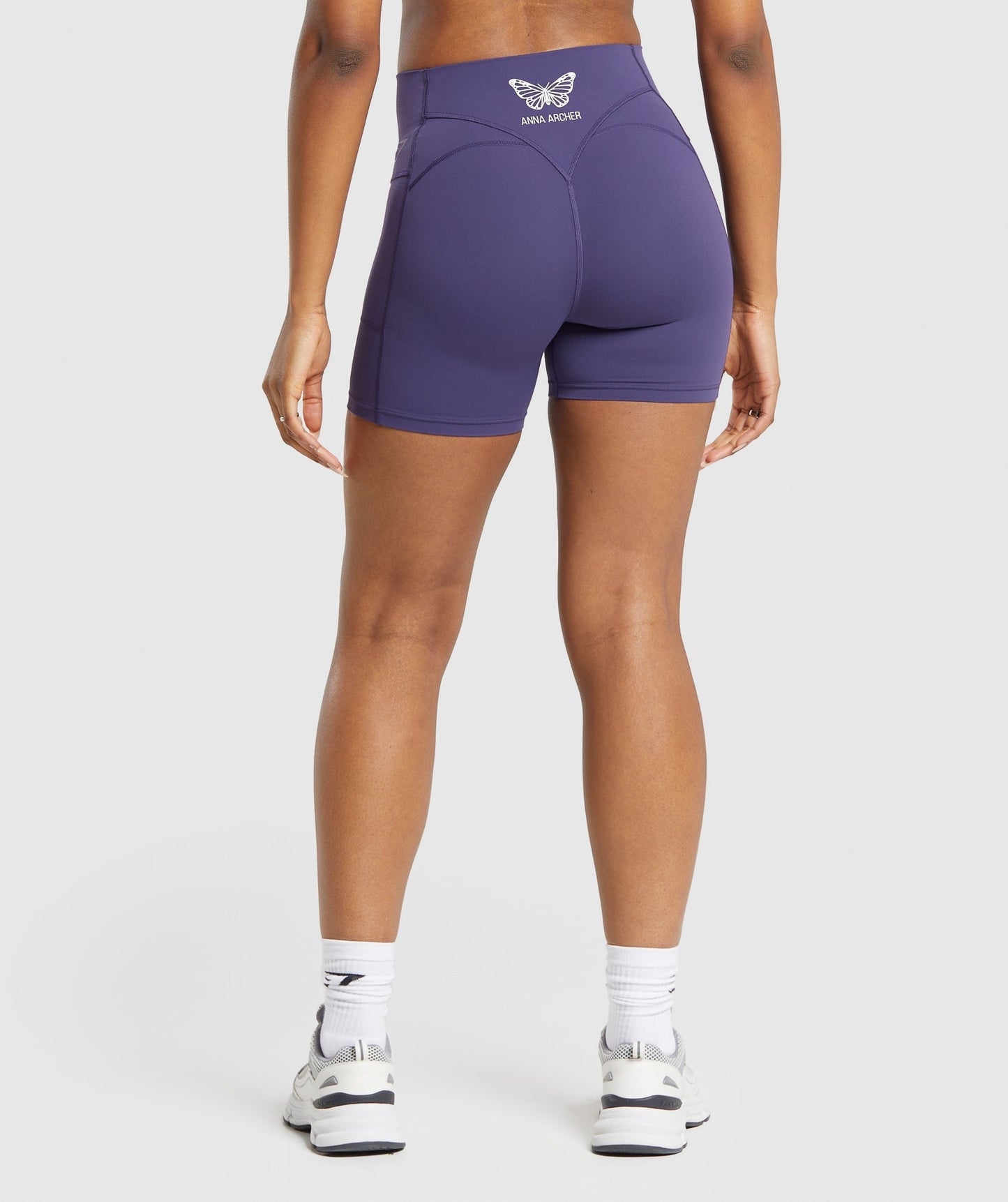 Gymshark GS x Anna Shorts - Galaxy Purple