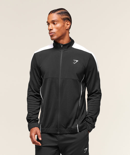 Gymshark Arrival Block Track Jacket - Black