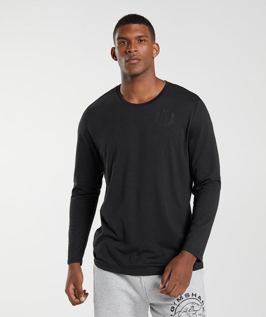 Gymshark Legacy Long Sleeve T-Shirt - Black