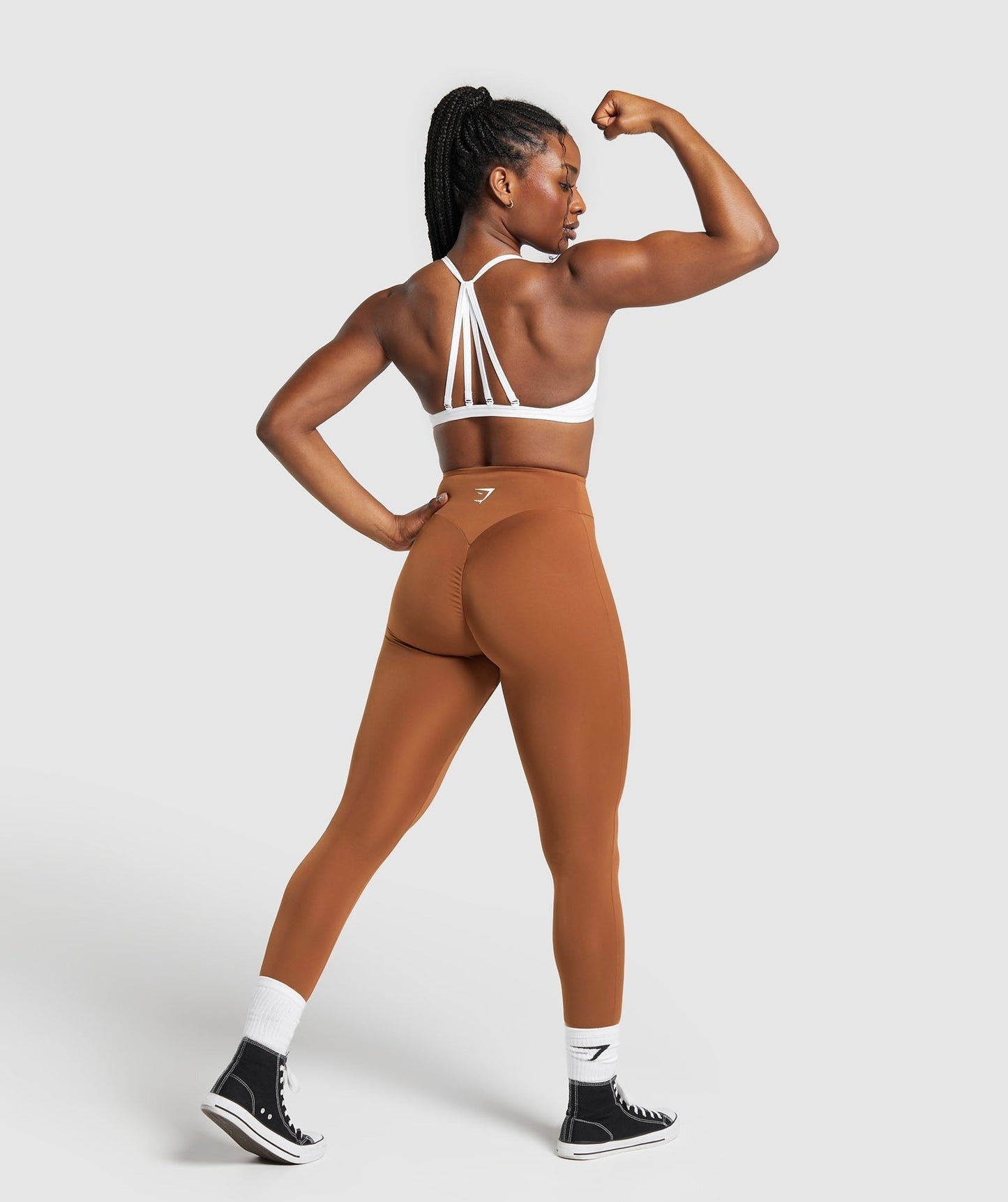 Gymshark Reps Tall Leggings - Copper Brown