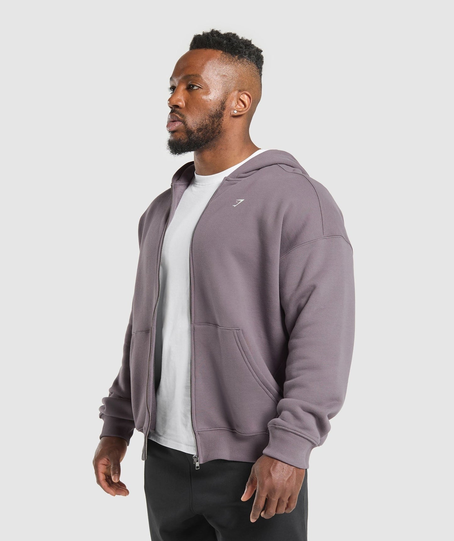 Gymshark Doberman Graphic Hoodie - Brushed Purple