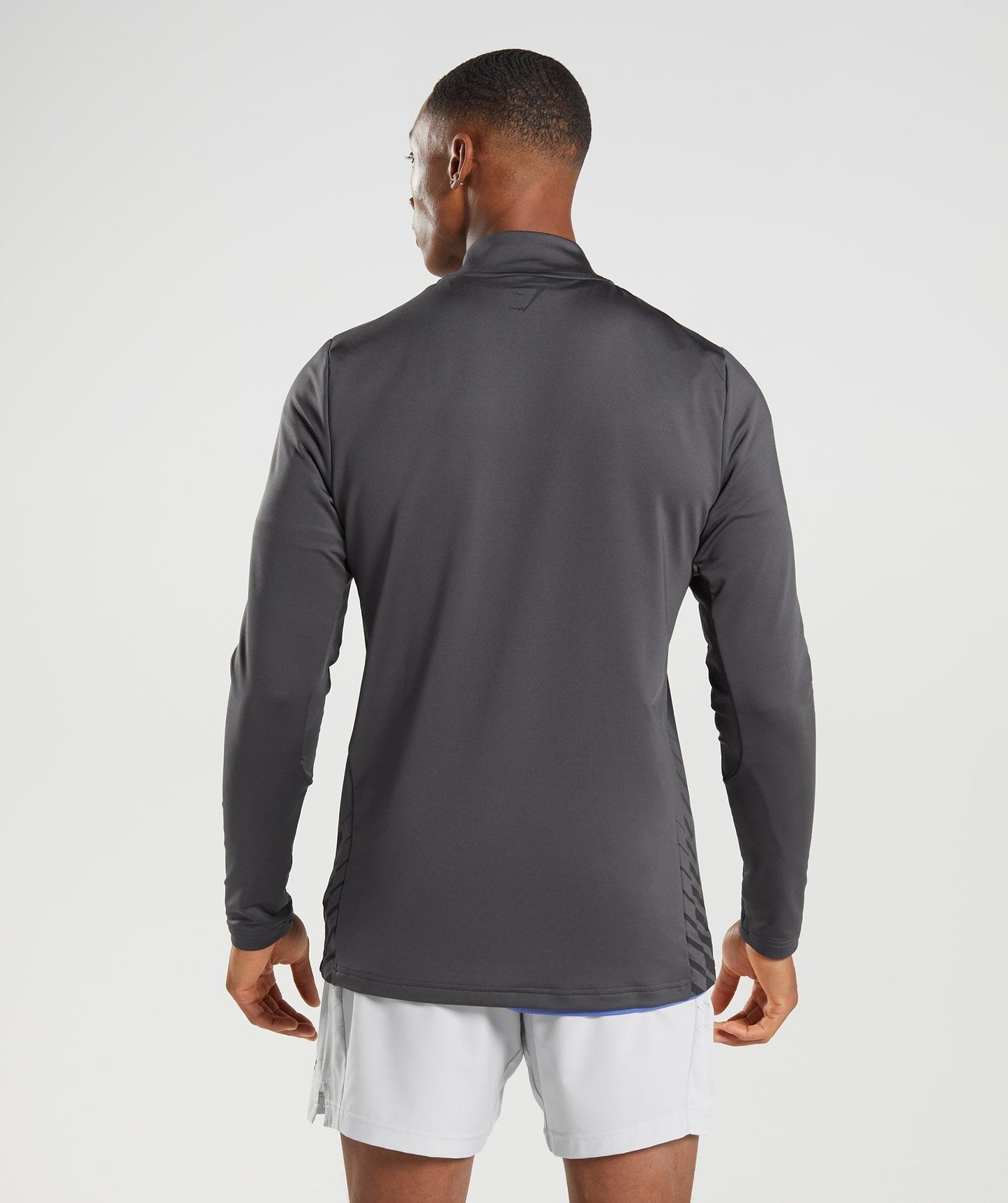 Gymshark Sport Stripe 1/4 Zip - Onyx Grey