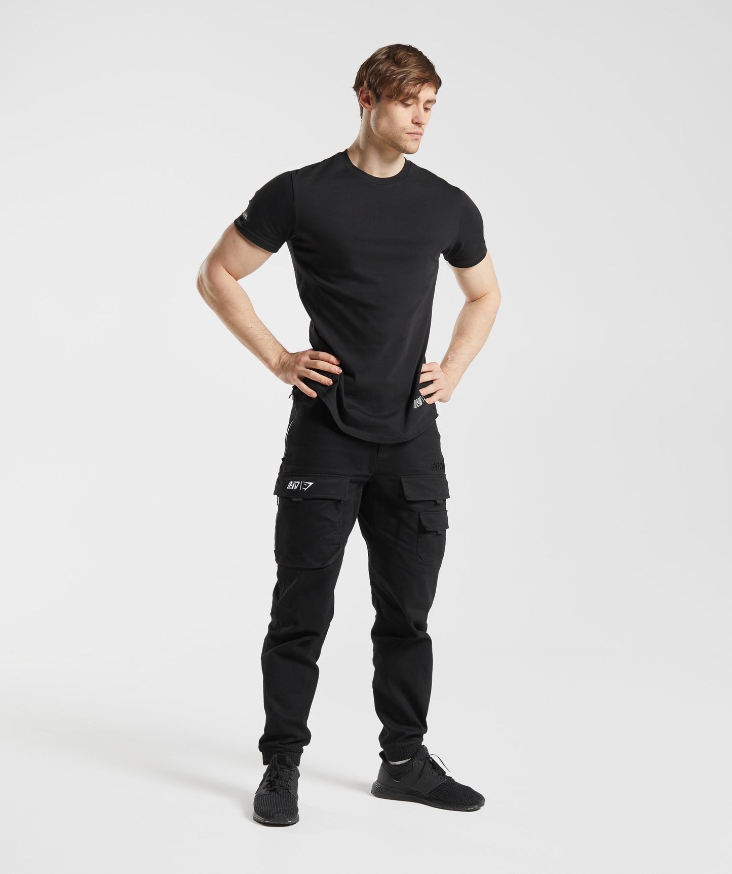 Gymshark GS x David Laid T-Shirt - Black