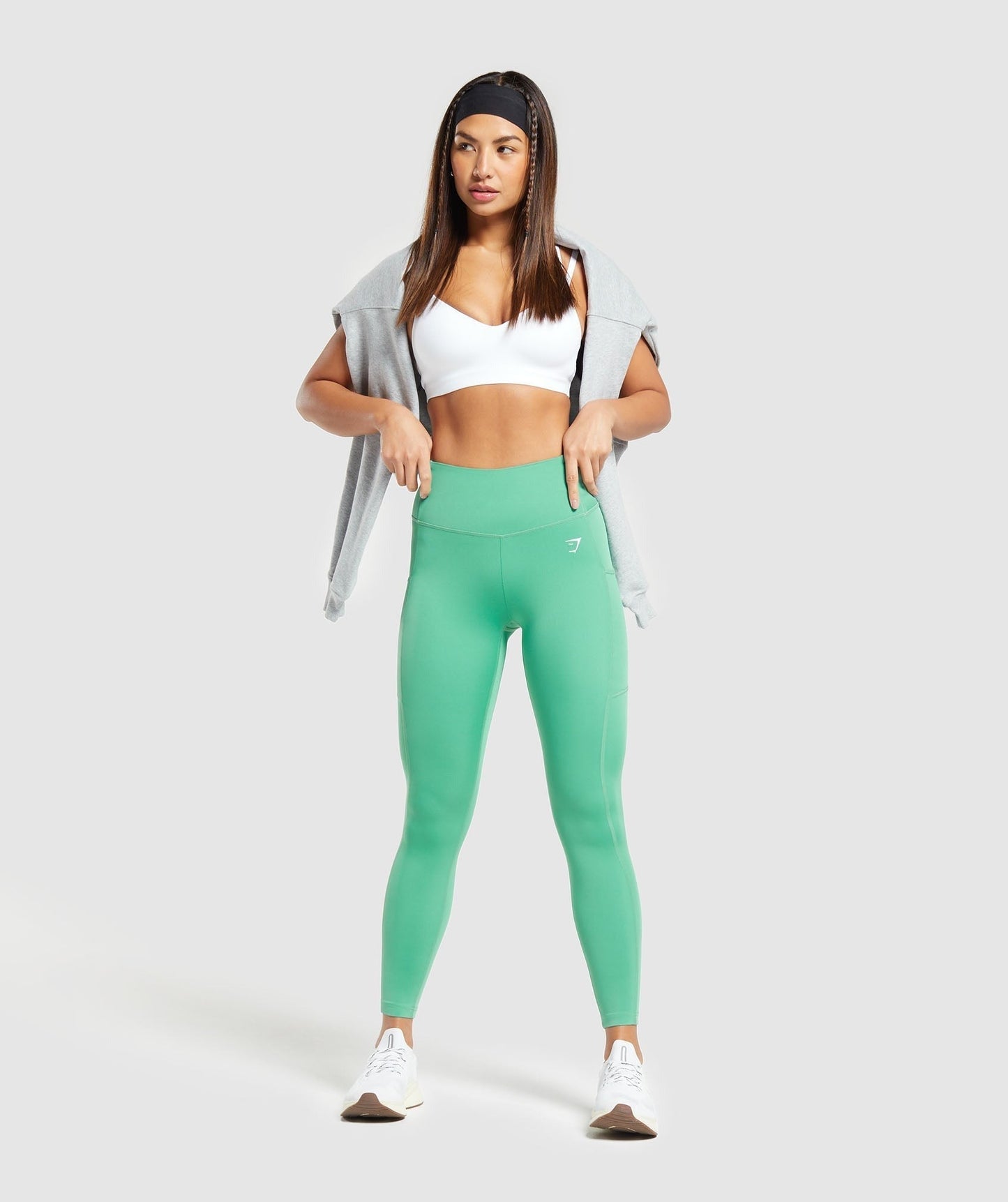 Gymshark Pocket Leggings - Lagoon Green