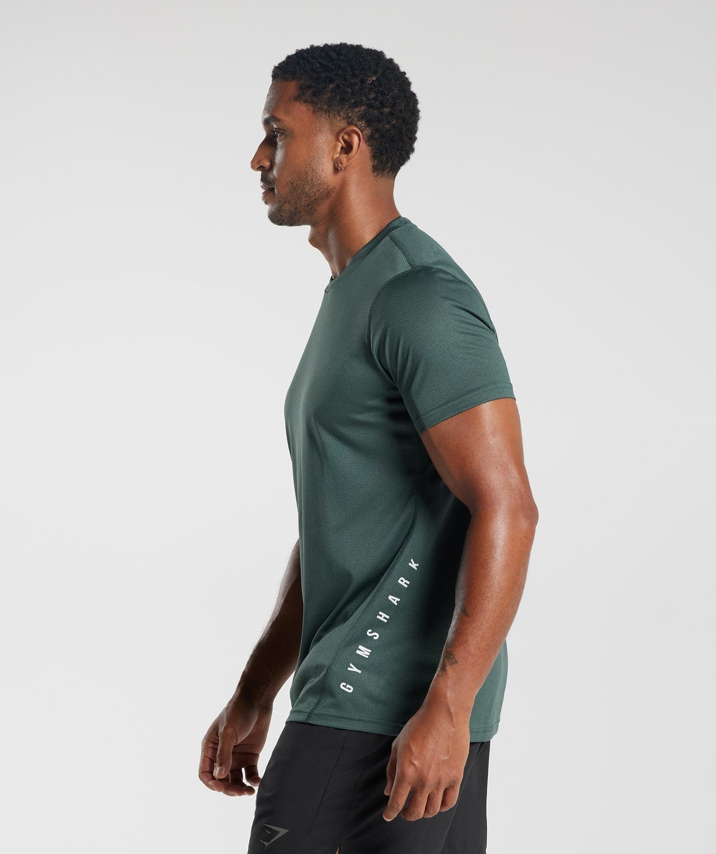 Gymshark Sport T-Shirt - Fog Green/Black Marl