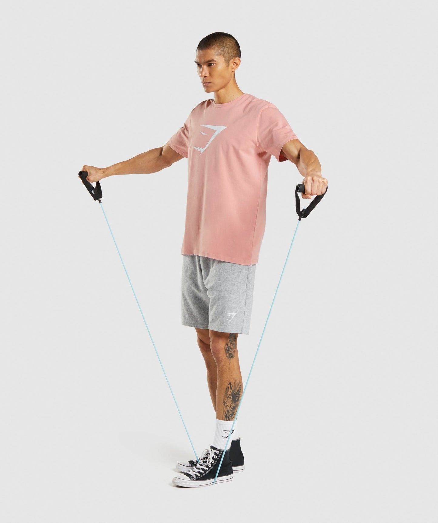 Gymshark Sharkhead Infill T-Shirt - Pink