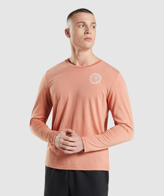 Gymshark Legacy Long Sleeve T-Shirt - Nevada Pink