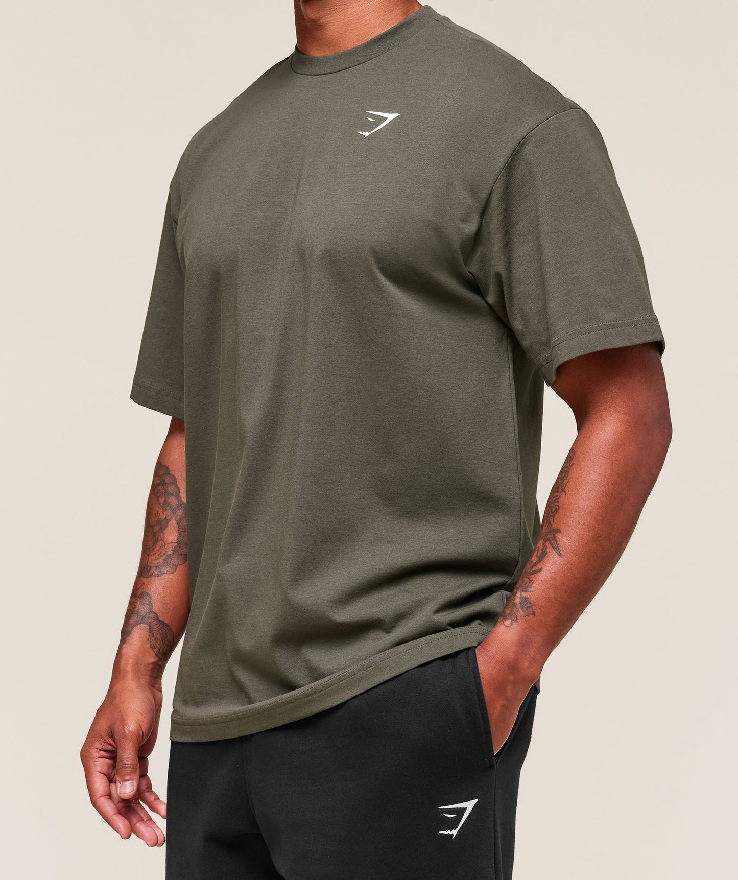 Gymshark Essential Oversized T-Shirt - Strength Green