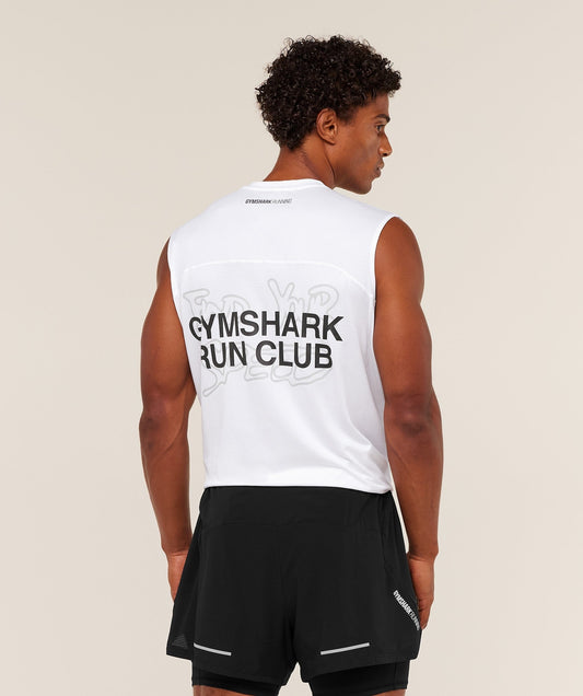Gymshark Find Your Speed Tank - White
