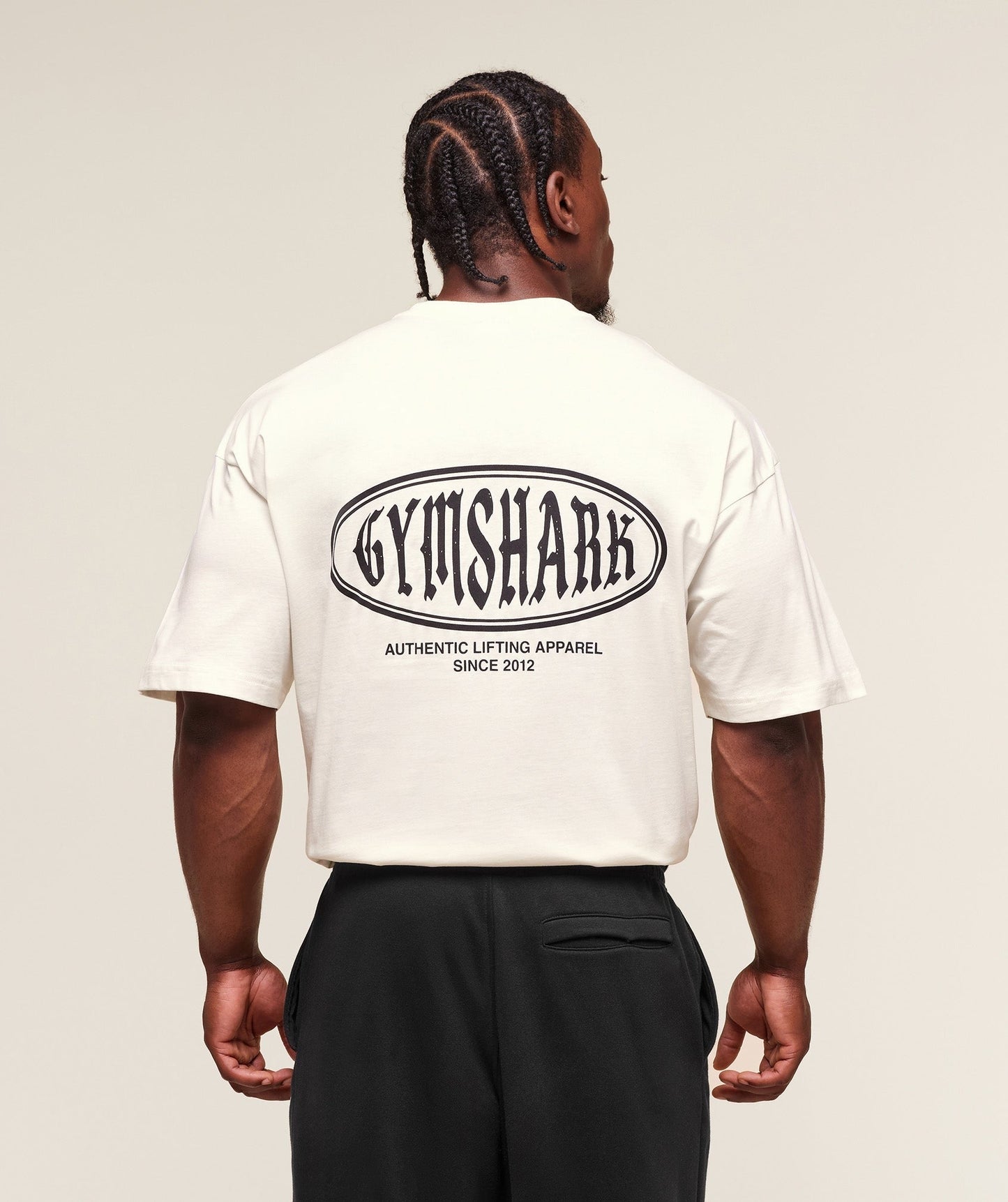 Gymshark Authentic Lifting Apparel T-Shirt - Soft White