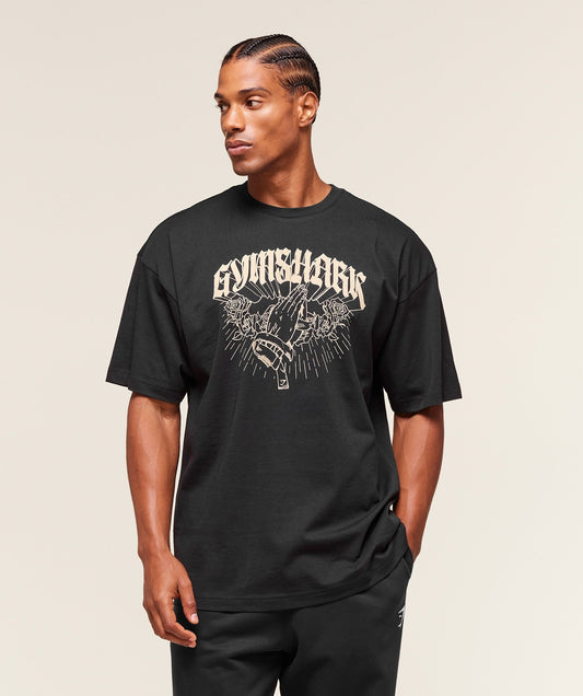 Gymshark Hispanic Heritage T-Shirt - Black