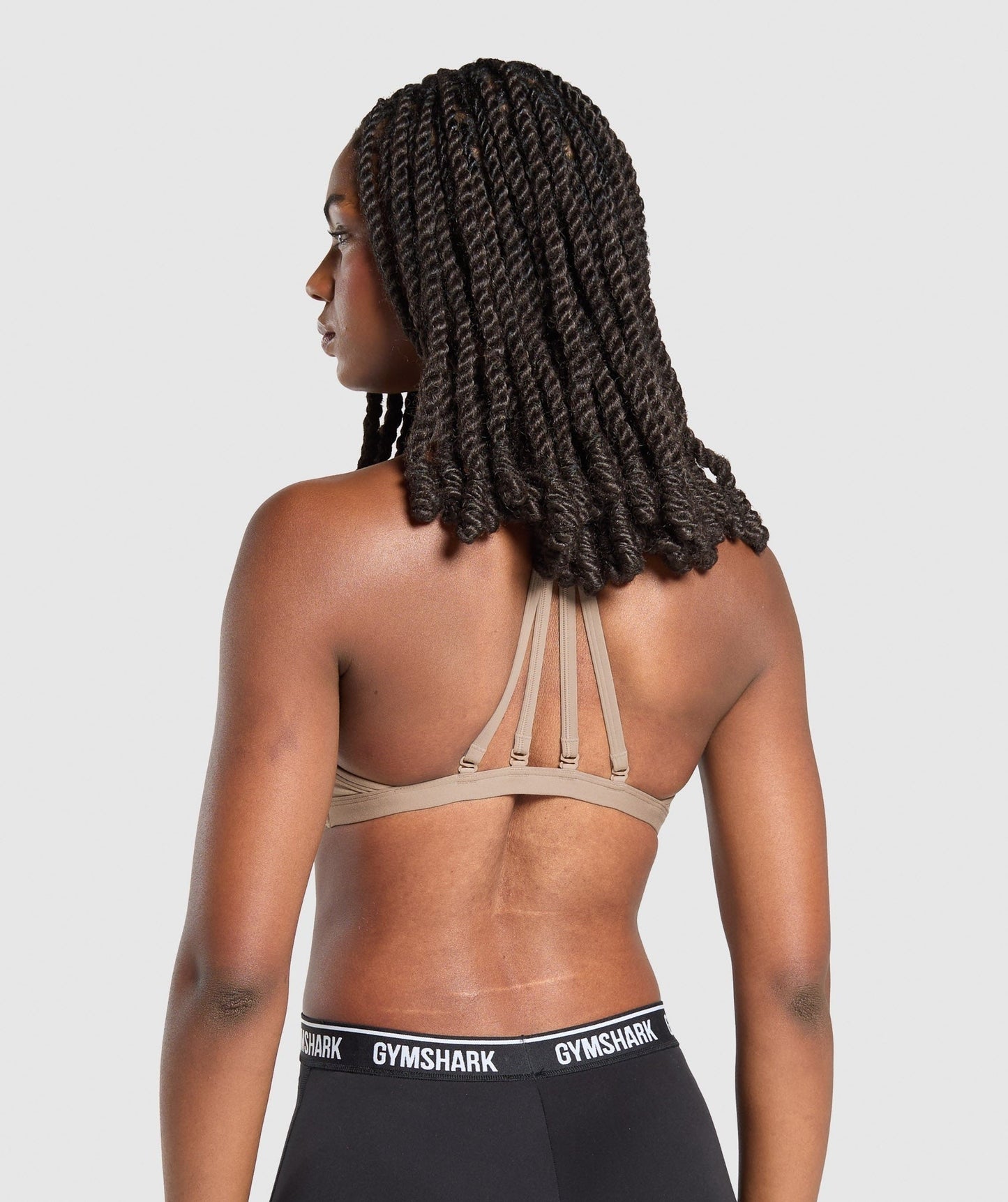 Gymshark Minimal Sports Bra - Lifestyle Brown