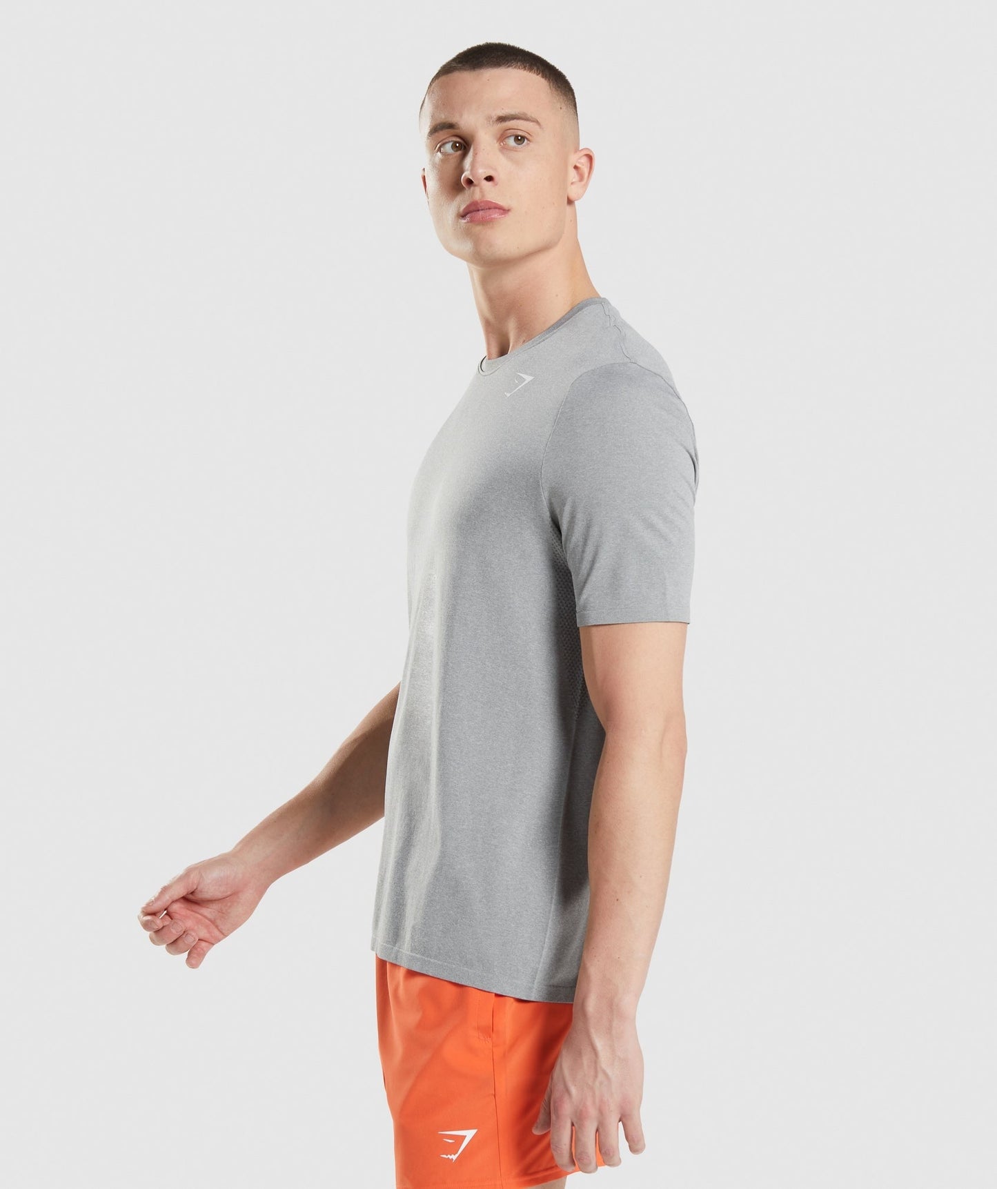 Gymshark Arrival Seamless Short Sleeve T-Shirt - Grey