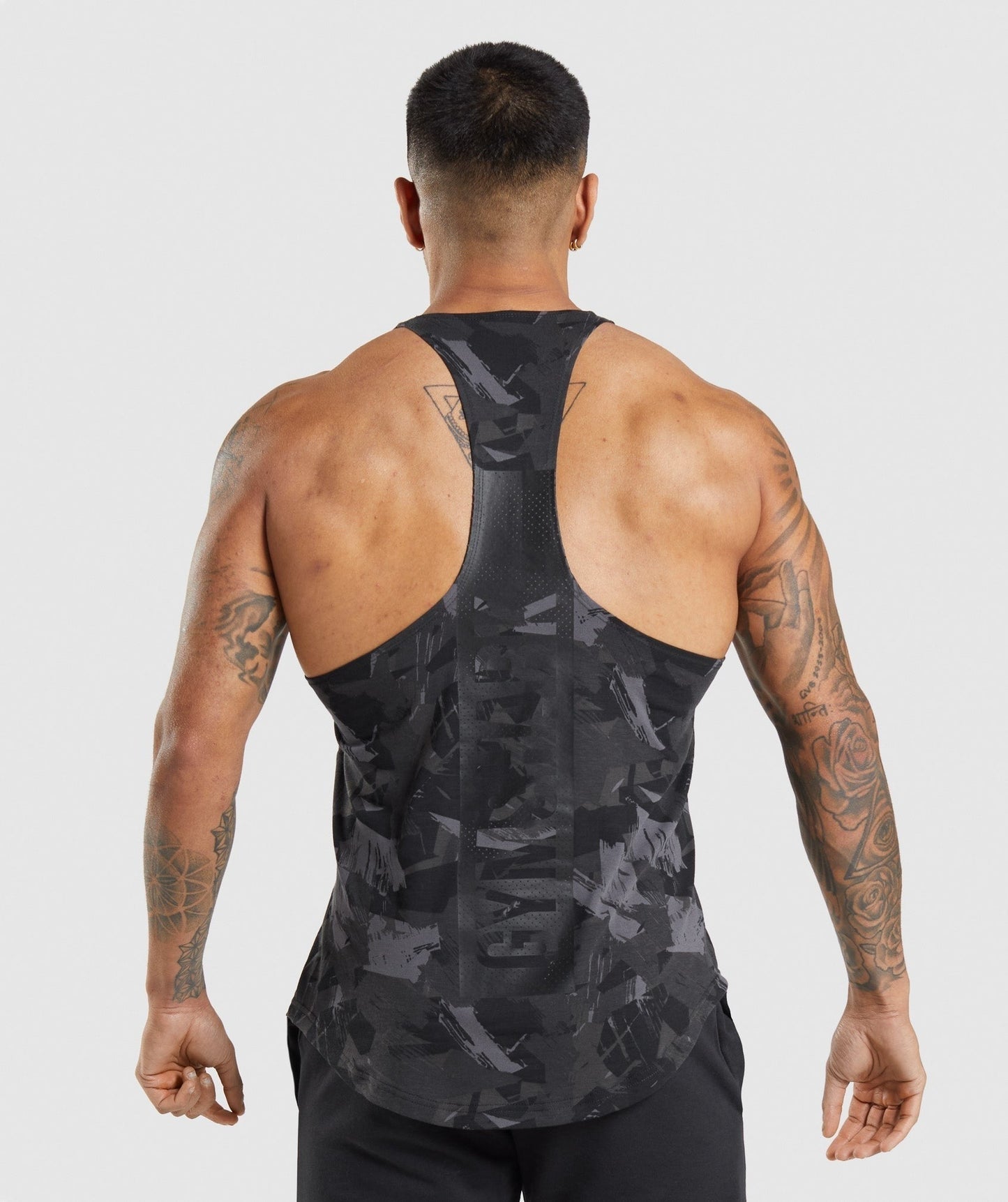 Gymshark Bold Stringer - Grey Print