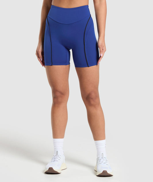 Gymshark Contour Shorts - Wave Blue/Black