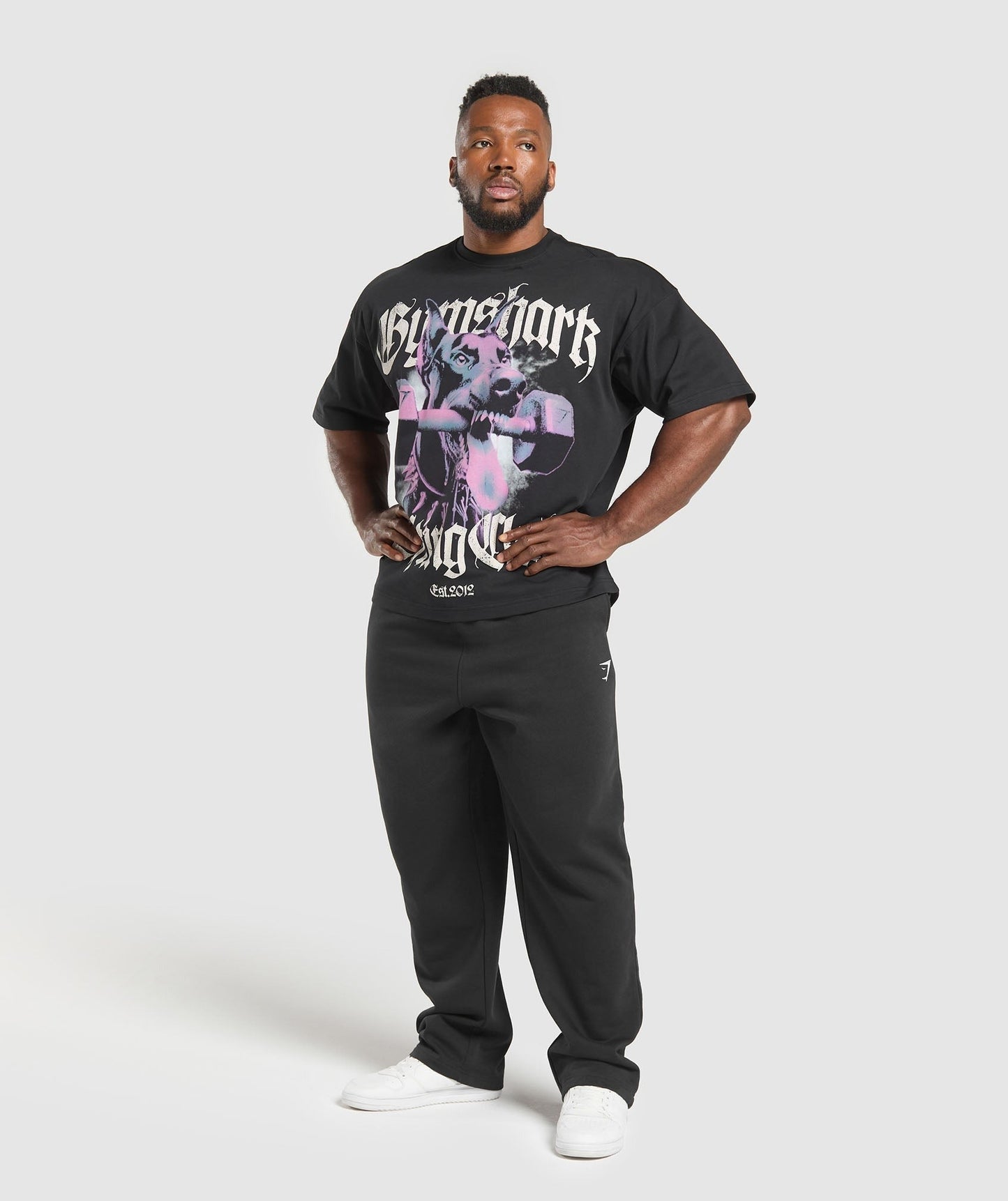Gymshark Doberman Graphic T-Shirt - Black