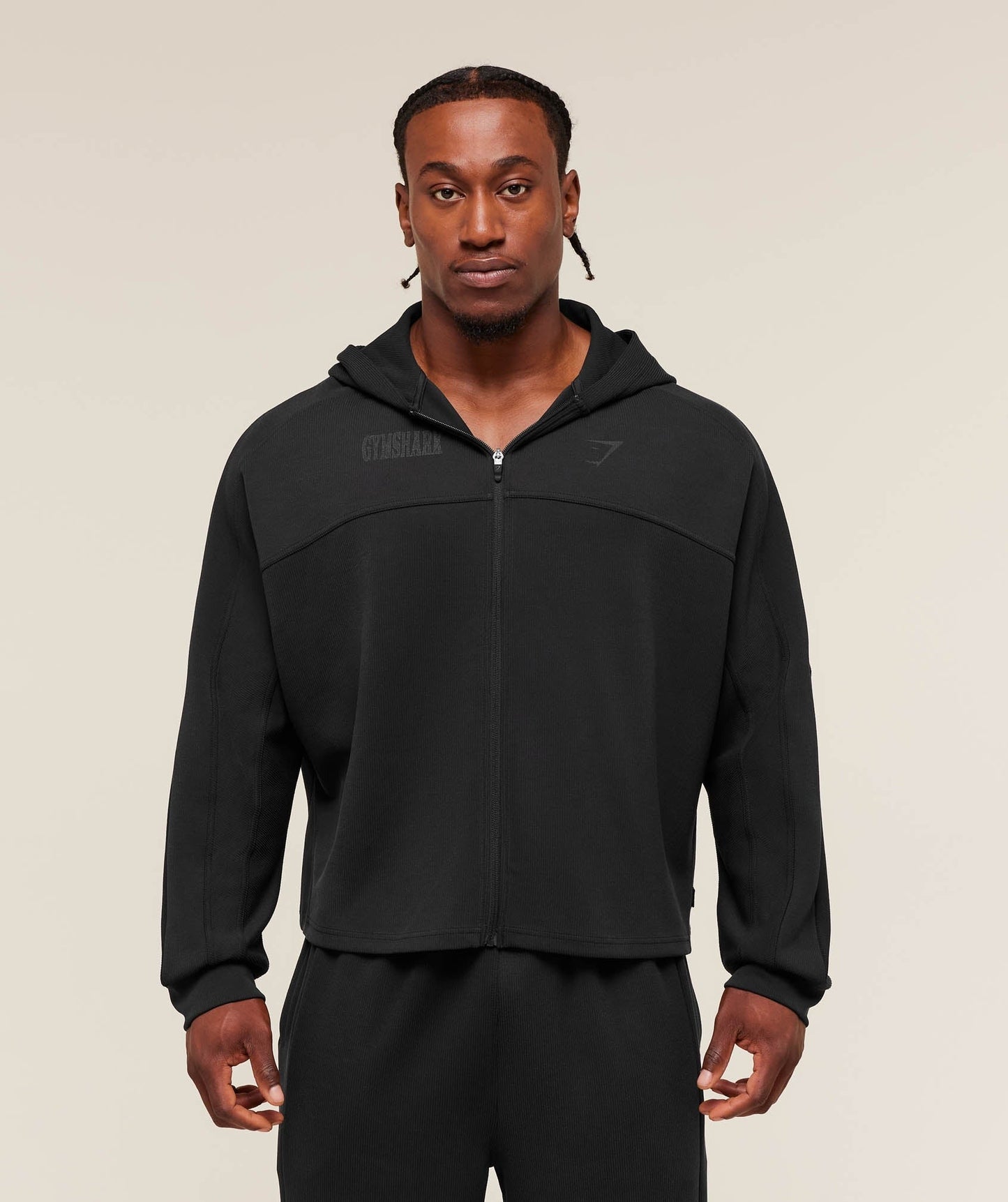 Gymshark Bodybuilding Zip Up Hoodie - GS Black