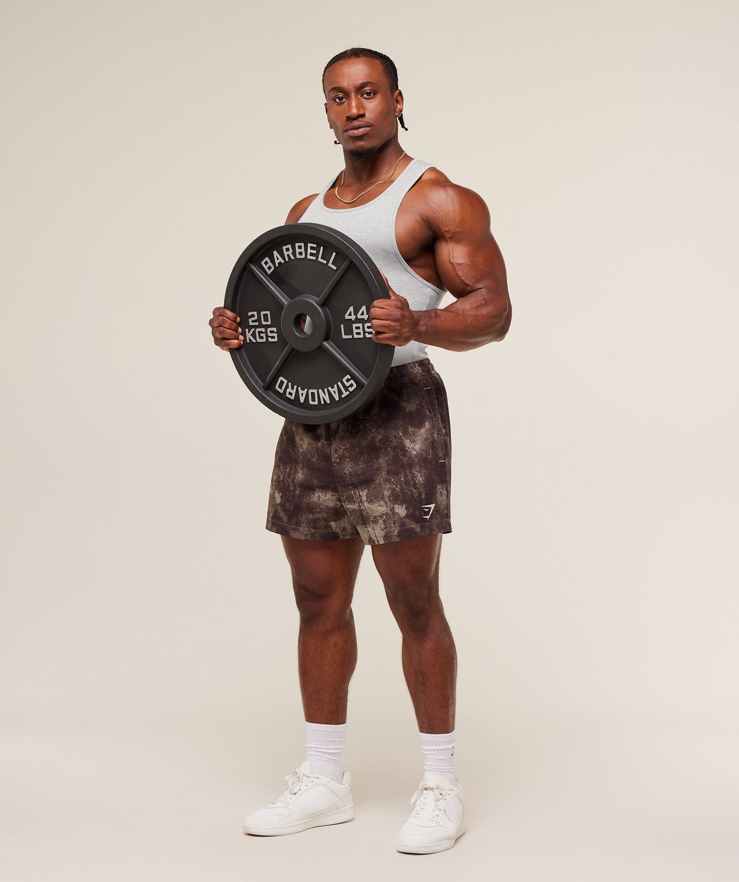 Gymshark Pumper Shorts 5" - Soul Taupe