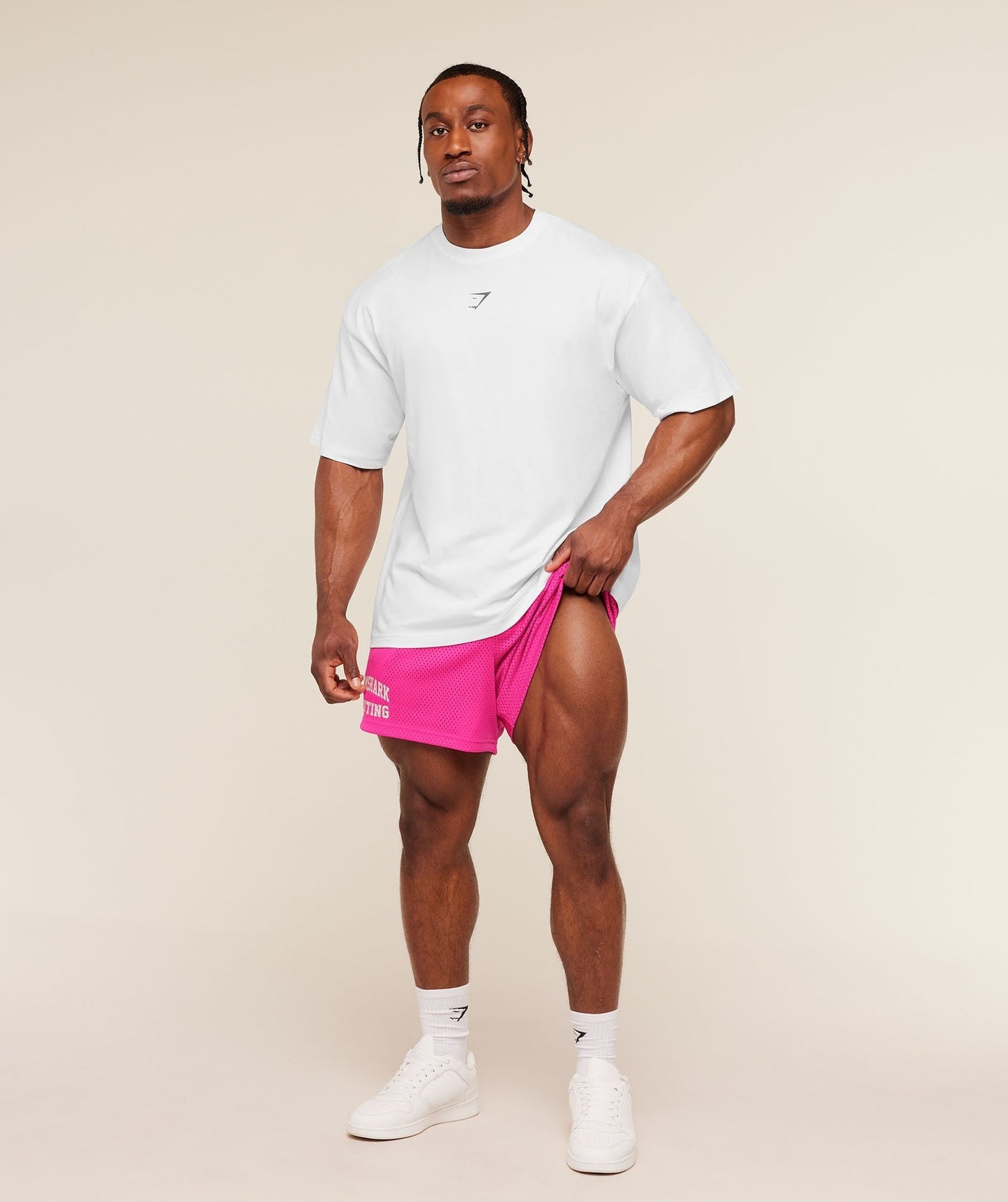 Gymshark Lifting Mesh 5" Shorts - Super-Set Pink