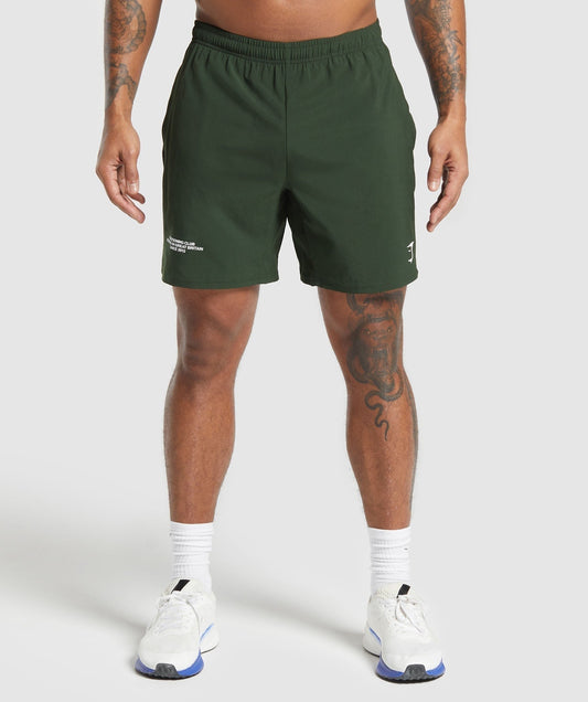 Gymshark Conditioning Club Shorts - Trail Green
