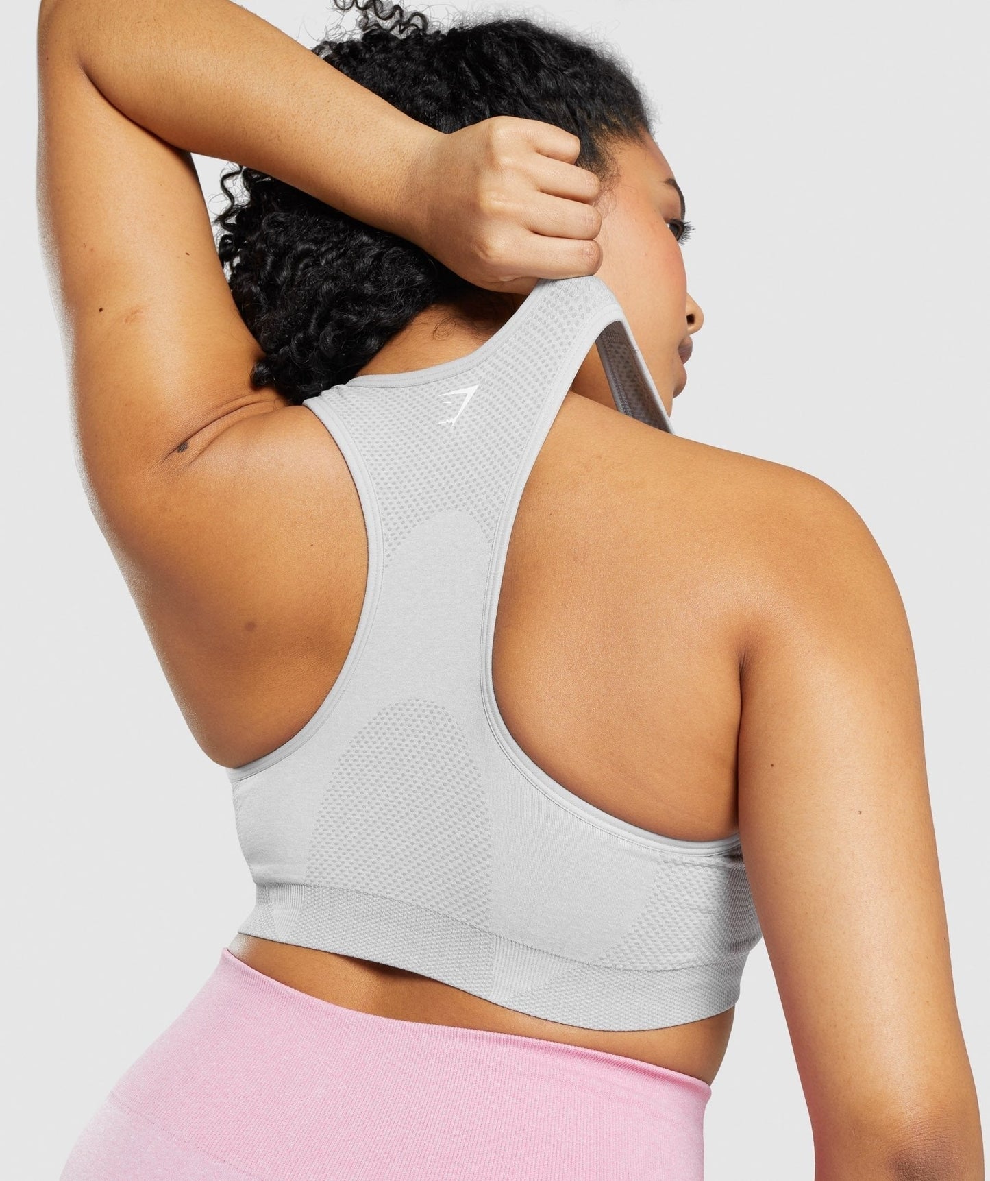 DNU - Gymshark Vital Seamless 2.0 Sports Bra - Light Grey Marl