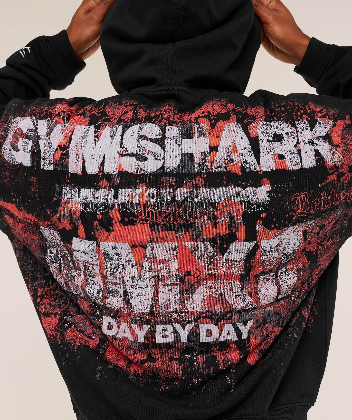 Gymshark Numerals Hoodie - Black