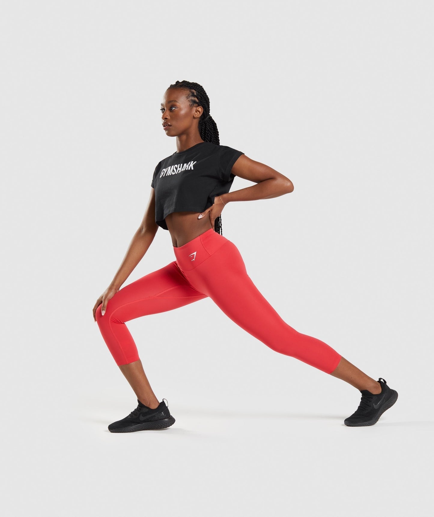 Gymshark Apollo Crop Top - Black