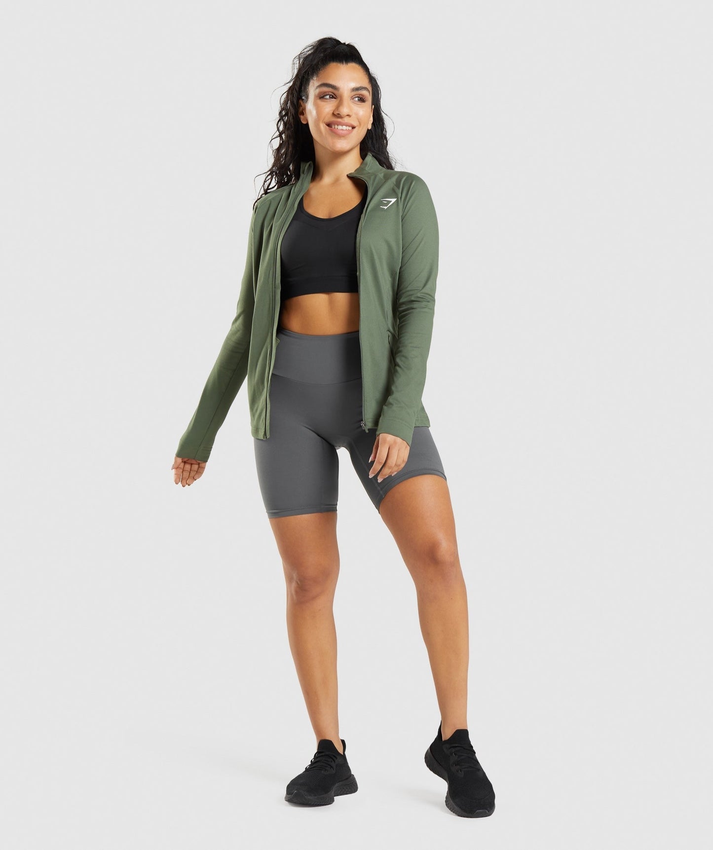 Gymshark Training Zip Up Jacket - Core Olive