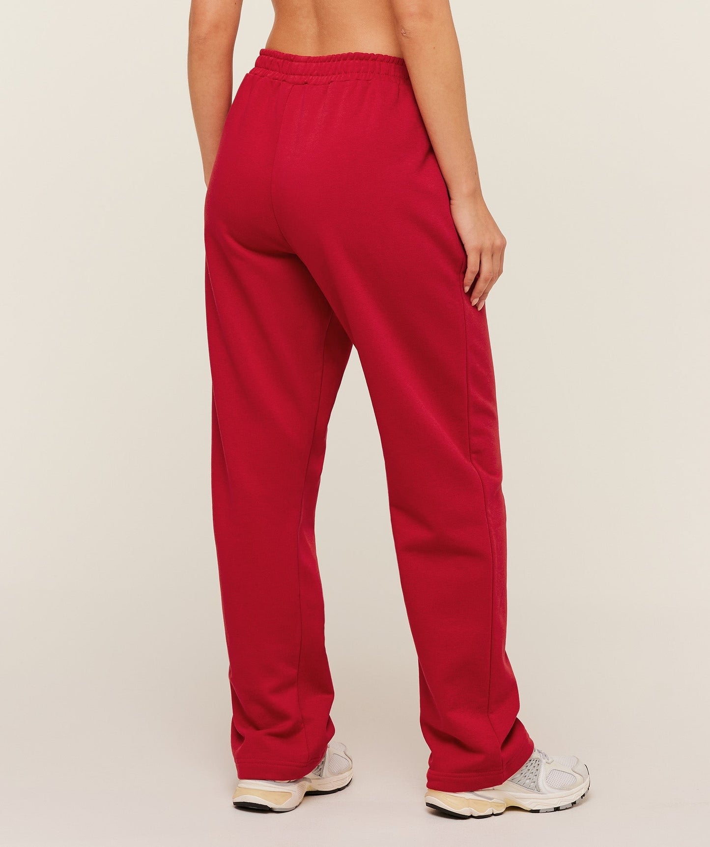 Gymshark Training Fleece Straight Leg Regular Joggers - Carmine Red