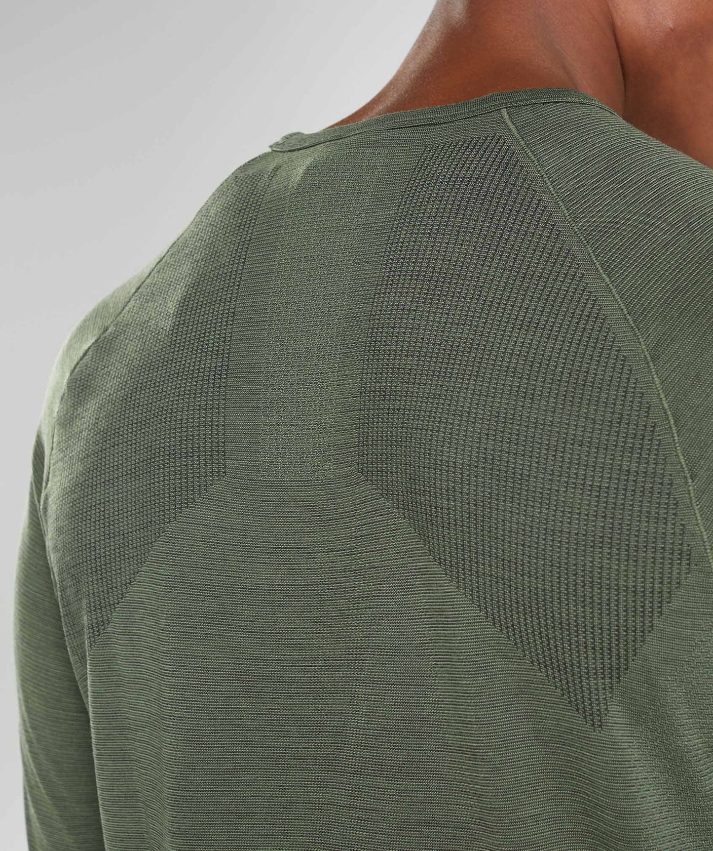 Gymshark Retake Seamless Long Sleeve T-Shirt - Core Olive