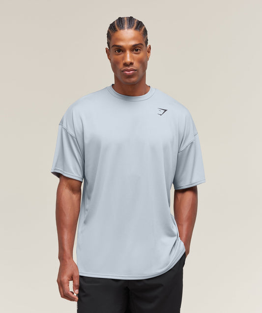 Gymshark Arrival Oversized T-Shirt - Metal Purple