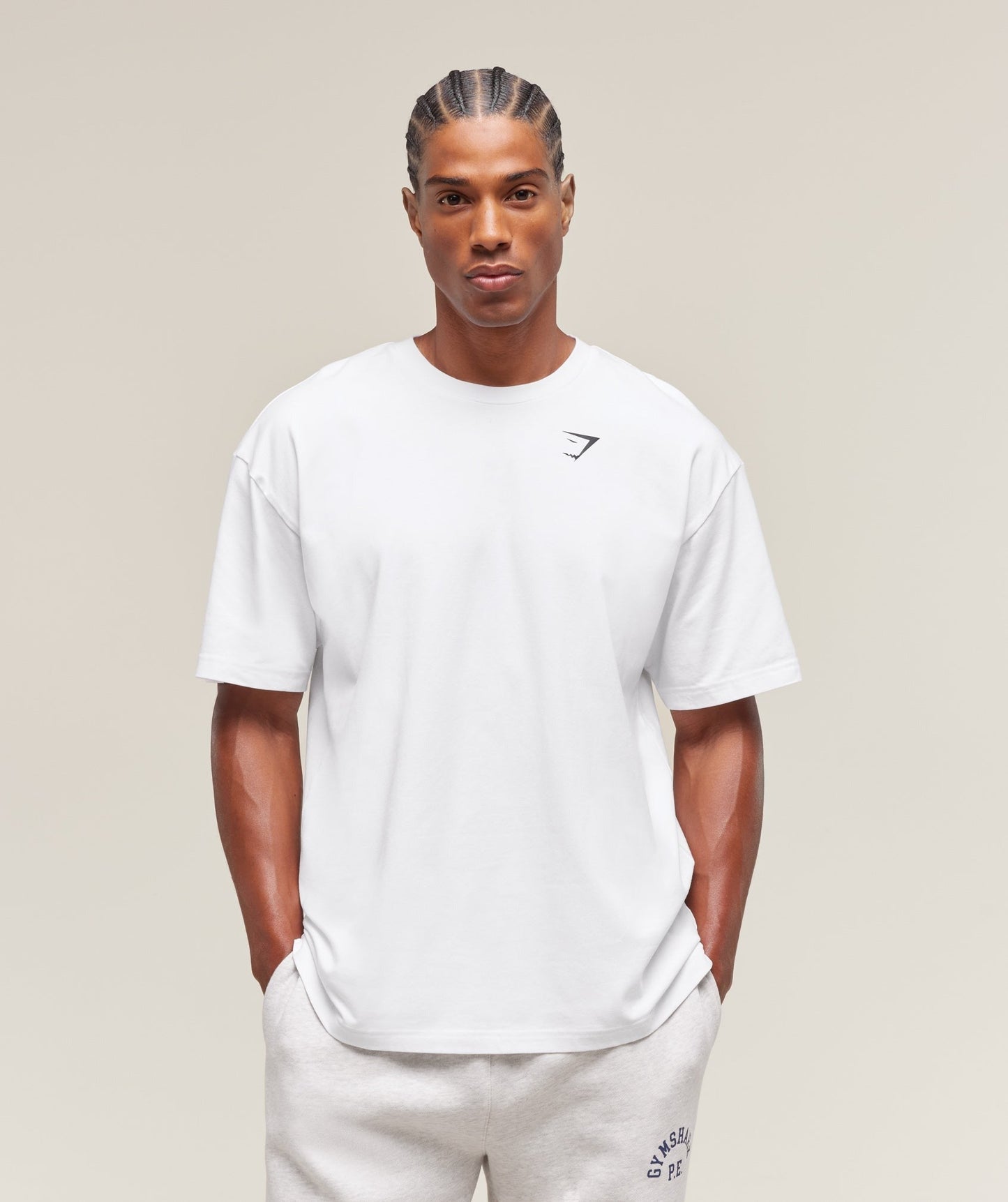 Gymshark Essential Oversized T-Shirt - White