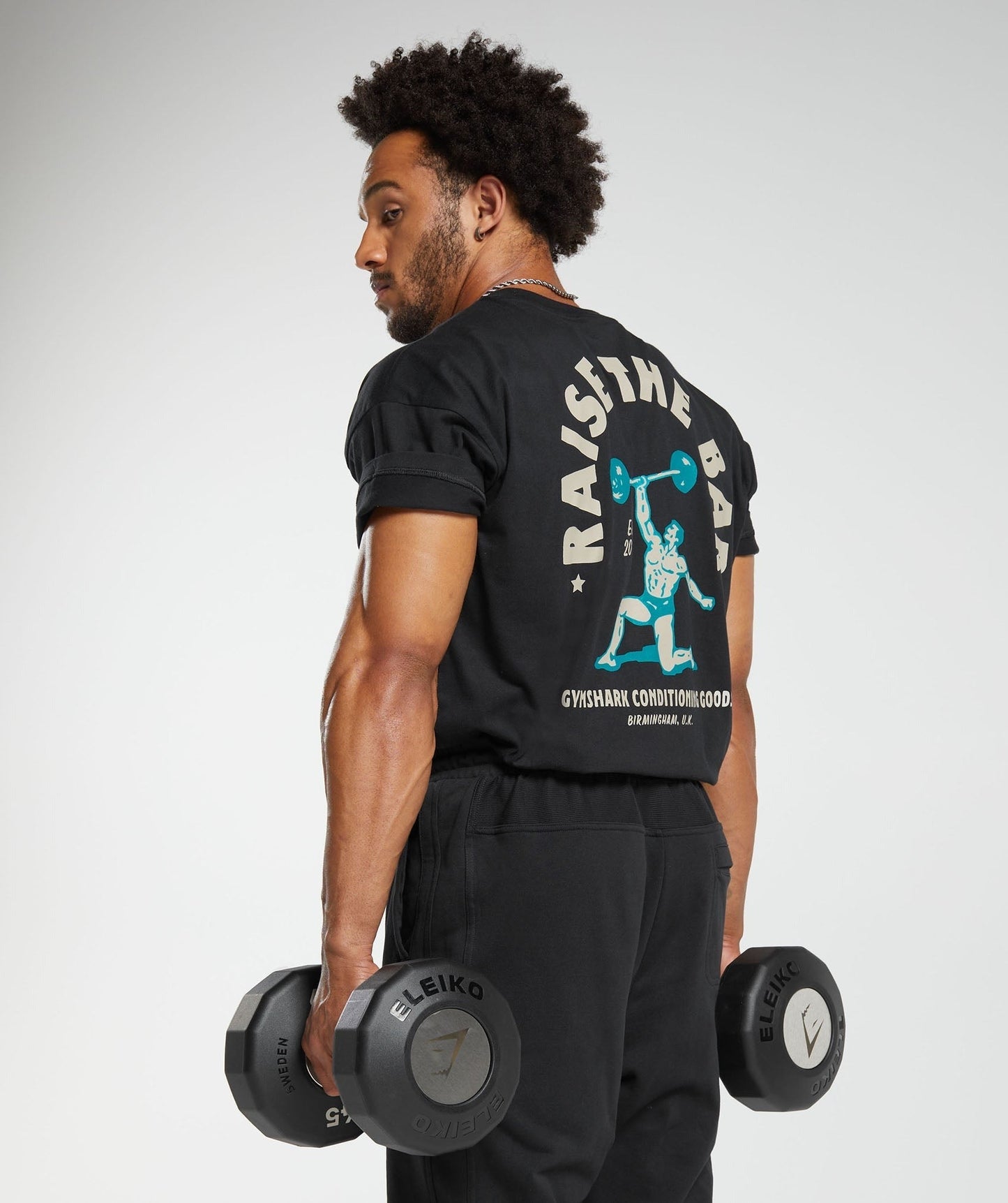 Gymshark Raise the Bar T-Shirt - Black