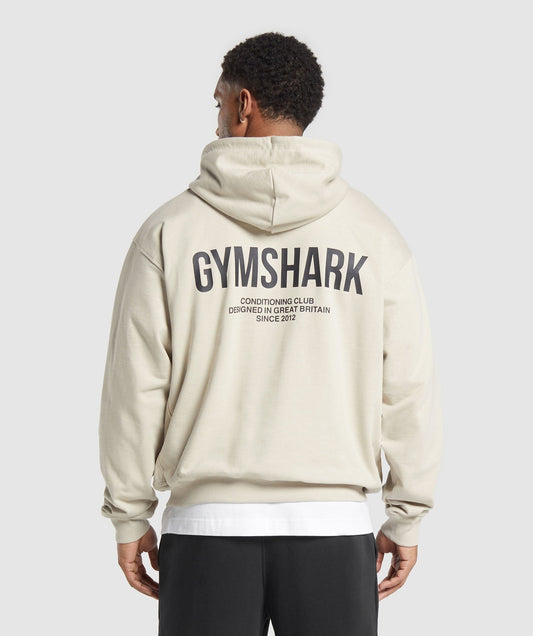 Gymshark Conditioning Club Hoodie - Pebble Grey