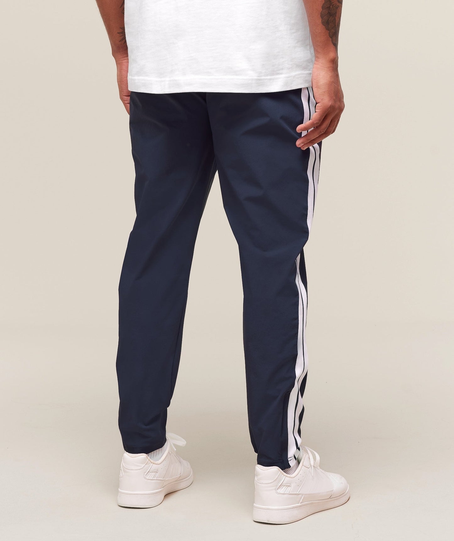 Gymshark Retro Side Stripe Joggers - Heavy Blue