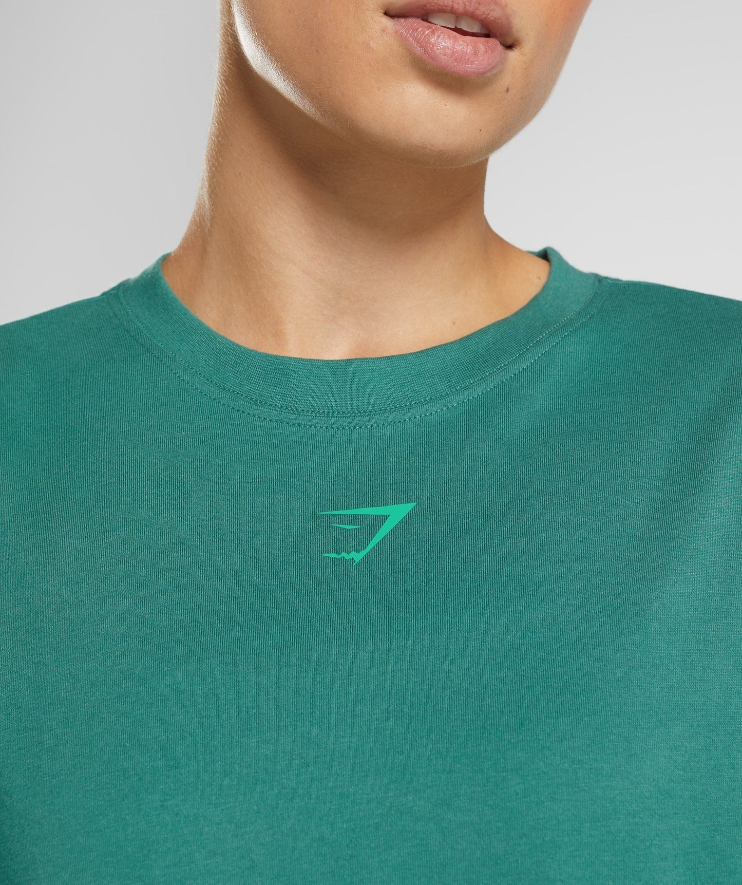Gymshark Fraction Oversized T-Shirt - Hoya Green