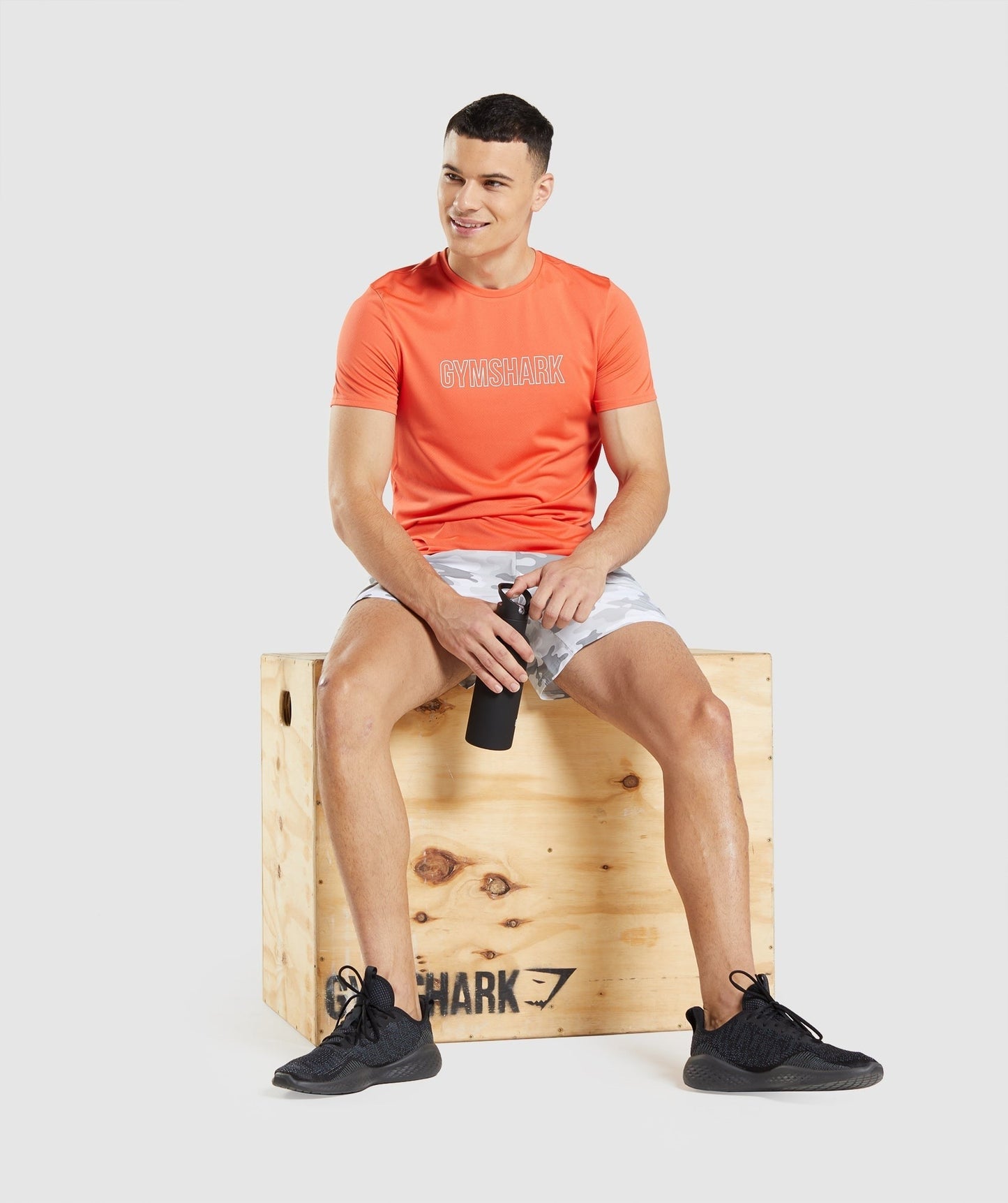 Gymshark Arrival Graphic T-Shirt - Papaya Orange