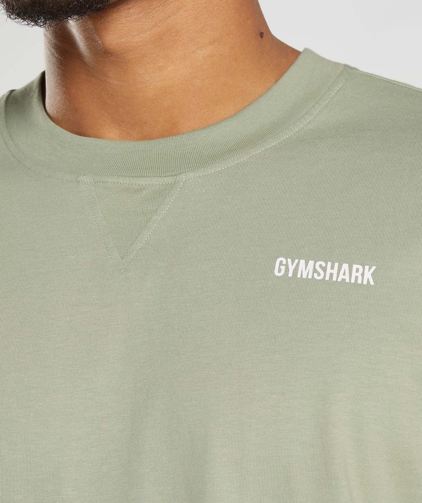 Gymshark Rest Day Sweats T-Shirt - Sage Green