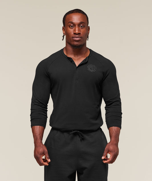 Gymshark Legacy Henley - Black