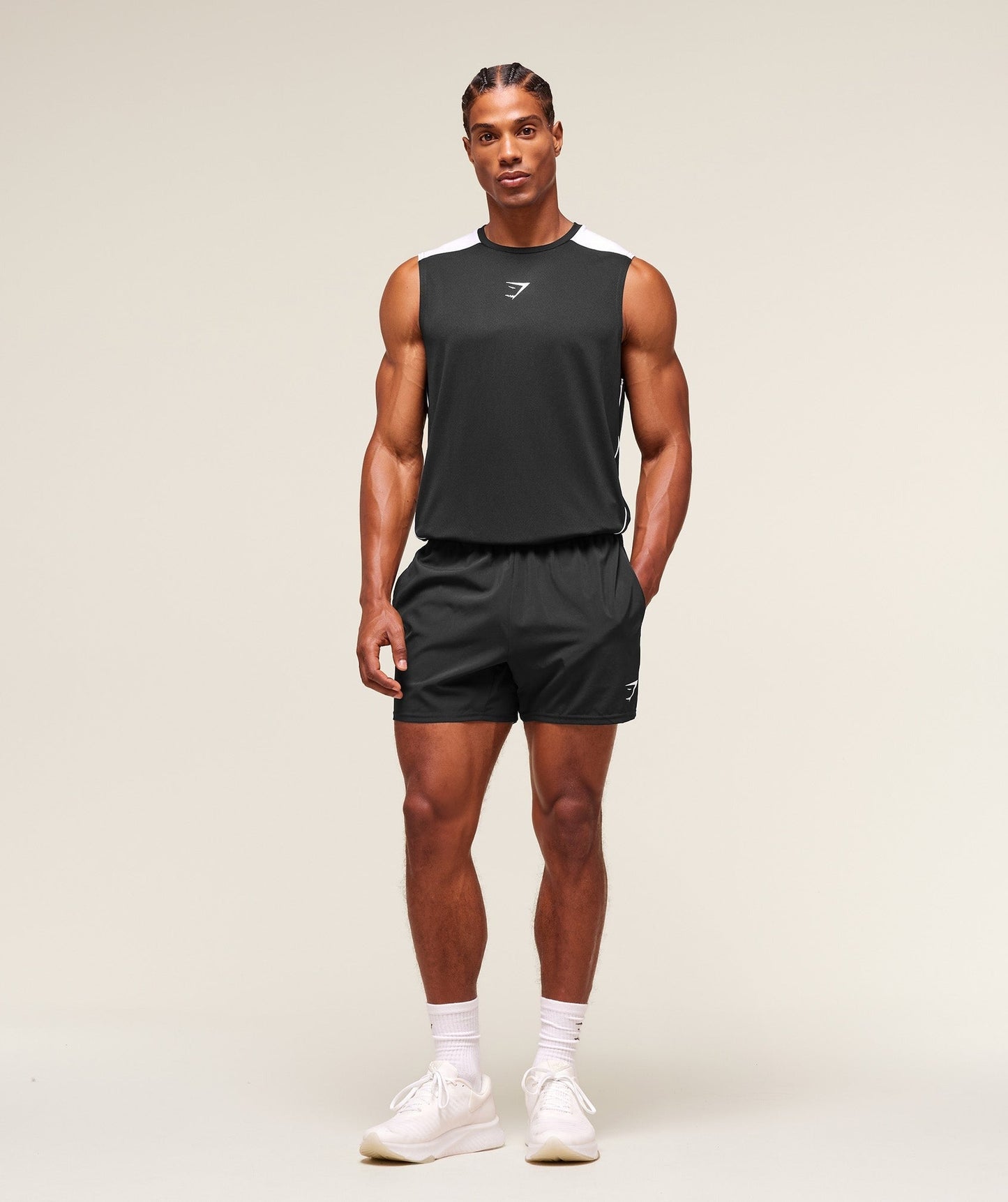 Gymshark Arrival Block Tank - Black
