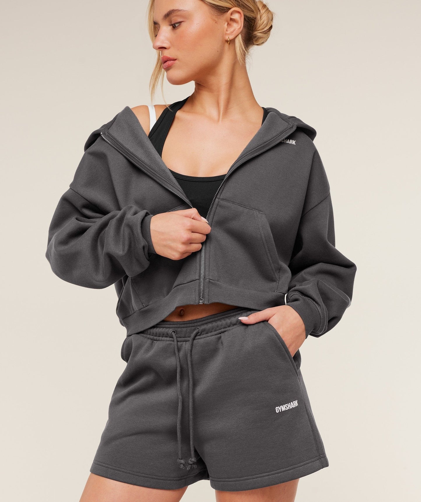 Gymshark Cosy Luxe Shorts - Grey