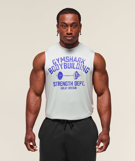 Gymshark Olympic Bar Tank - Metal Grey
