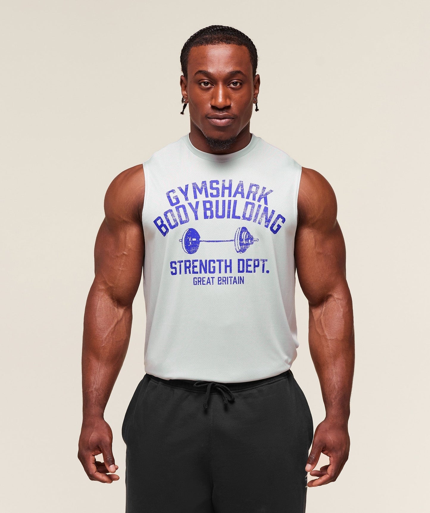 Gymshark Olympic Bar Tank - Metal Grey