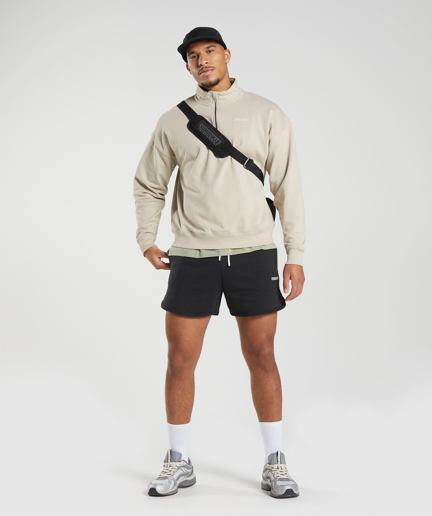 Gymshark Rest Day Sweats 4'' Lounge Shorts - Black