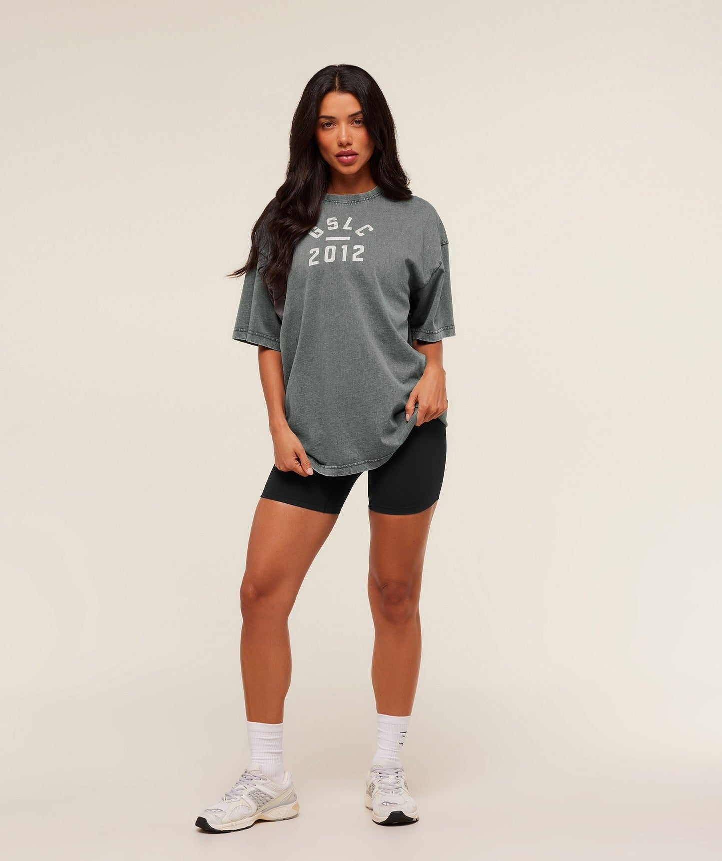 Gymshark Lifting Club 2012 Graphic Short Sleeve T-Shirt - Slate Teal/Wash